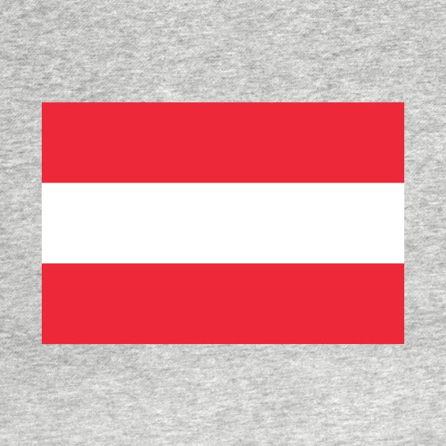 Austrian Flag in its Official Colors by tiokvadrat